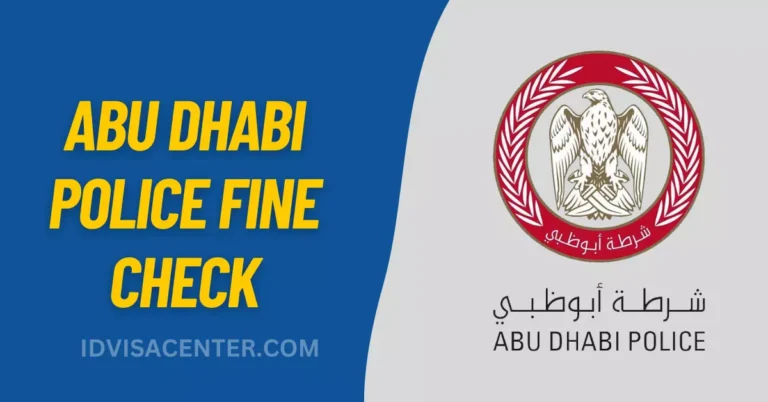 Abu Dhabi Police Fine Check By Emirates ID